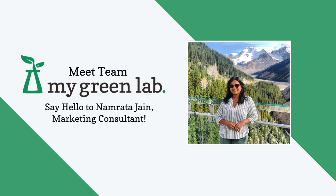 Namrata Jain with My Green Lab