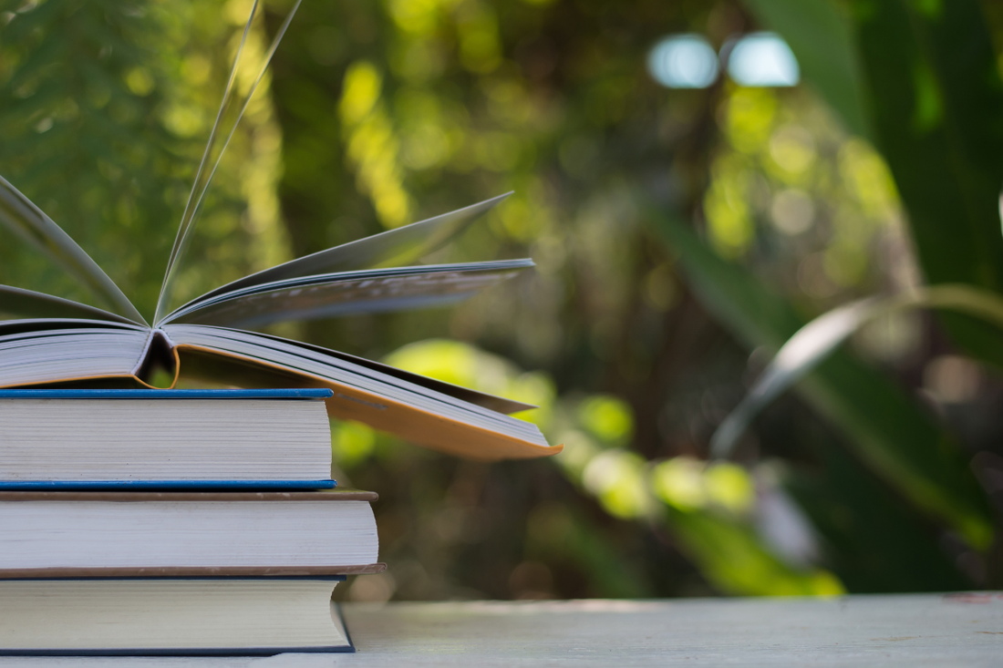 stack of books
