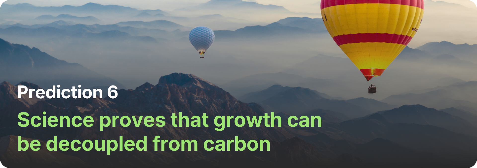 Science proves that growth can be decoupled from carbon