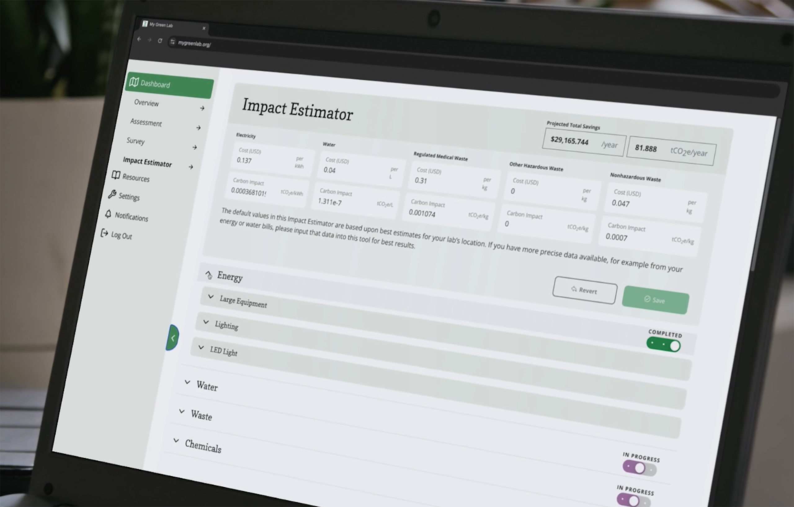 impact estimator